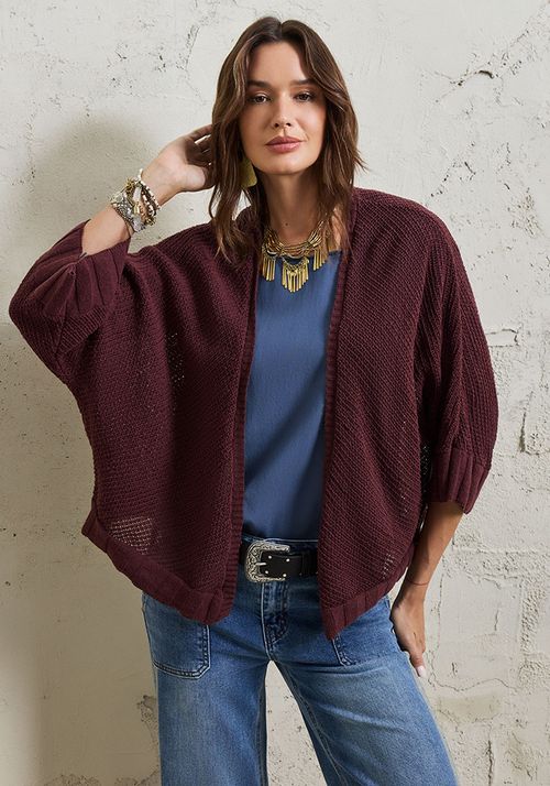 Chaleco Textura En Tejido